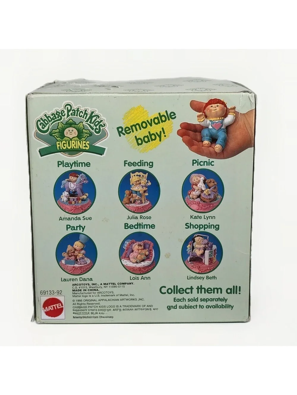 Cabbage Patch Kids Figurine Amanda Sue Playtime Collectible Toy